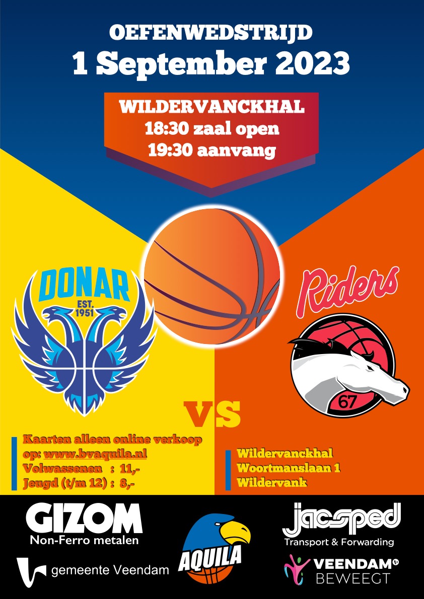 Donar komt weer naar ons toe! 1 september
